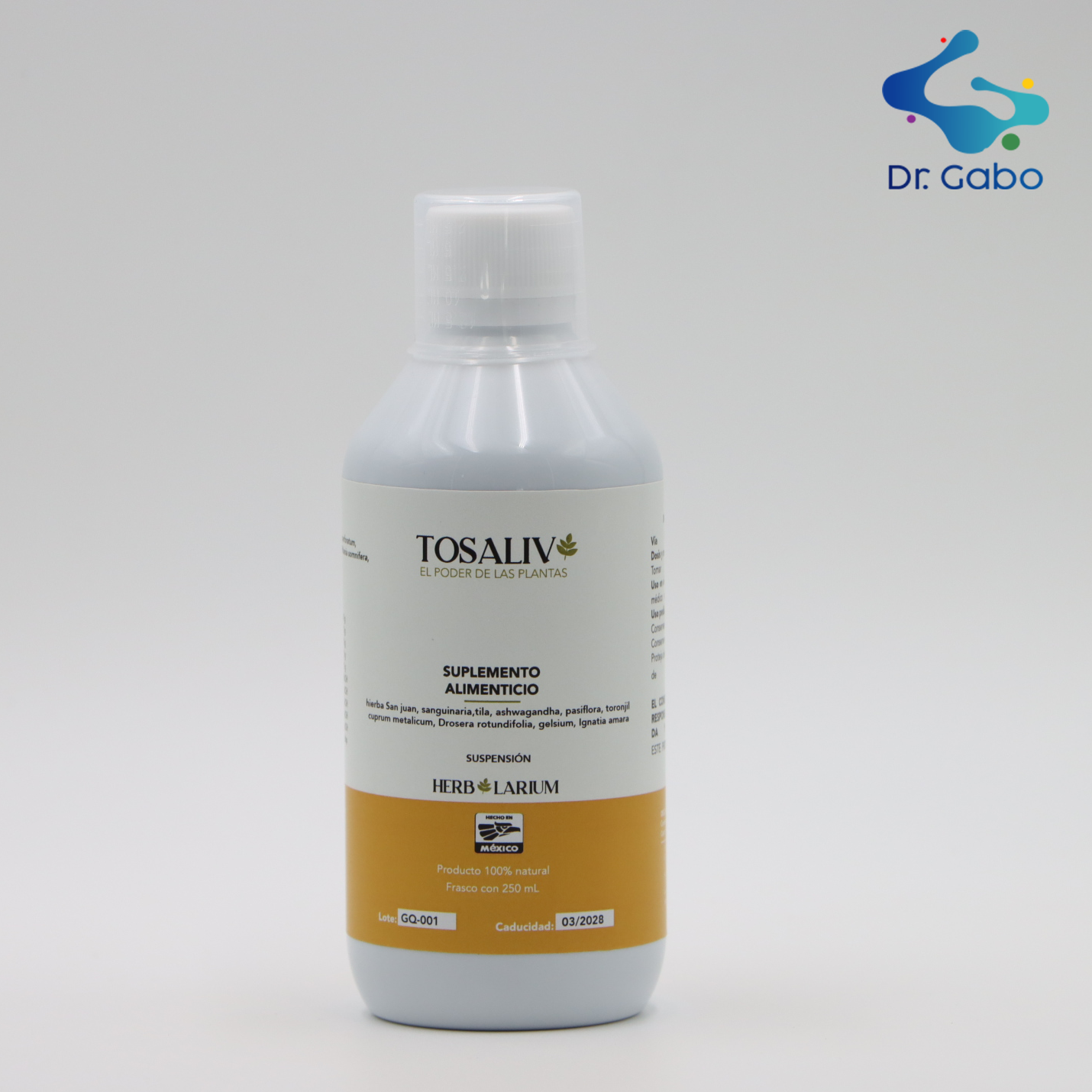 TOSALIV - Fórmula botánica para confort respiratorio y apoyo en tos con flemas